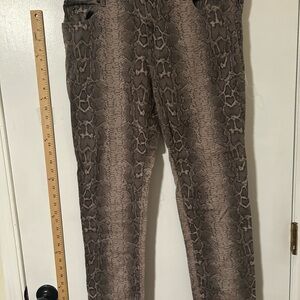 French Connection Snakeskin Patterned Trousers